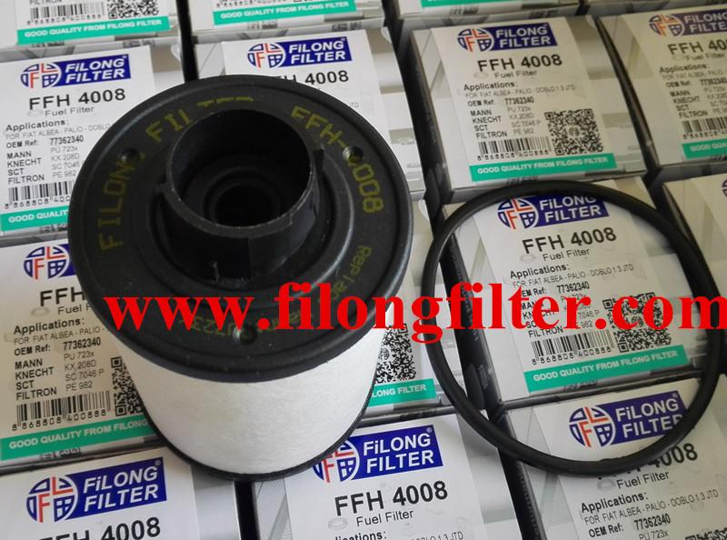 FILONG Manufactory FILONG Automotive Filters  PU723x 77362340 1906-98 1906-C4  FILONG Filter FFH-4008 for FIAT