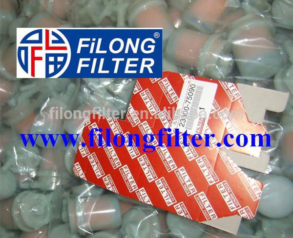 FILONG Manufactory  For TOYOTA Feul filter 23300-38010 23300-34100 2300-75090