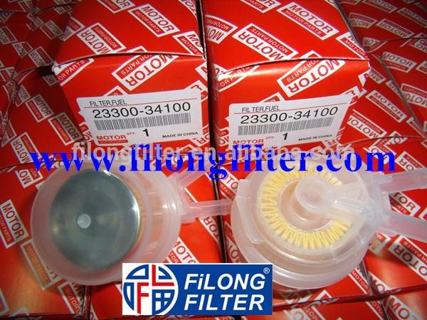 FILONG Transparent material For TOYOTA  Fuel filter 23300-36020 23300-34100    2