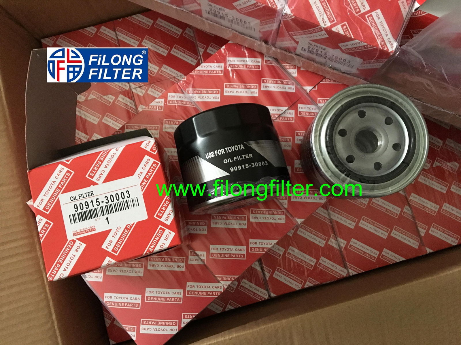 FILONG Manufactory For TOYOTA Oil filter  90915-30003 90915-30001 90915-03003 2