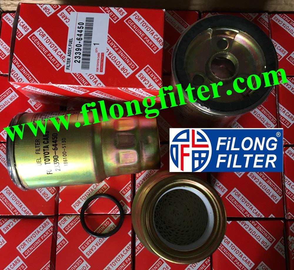 FILONG Manufactory For TOYOTA Fuel filter 23390-64450 WK720/2X KC100 23390-33010