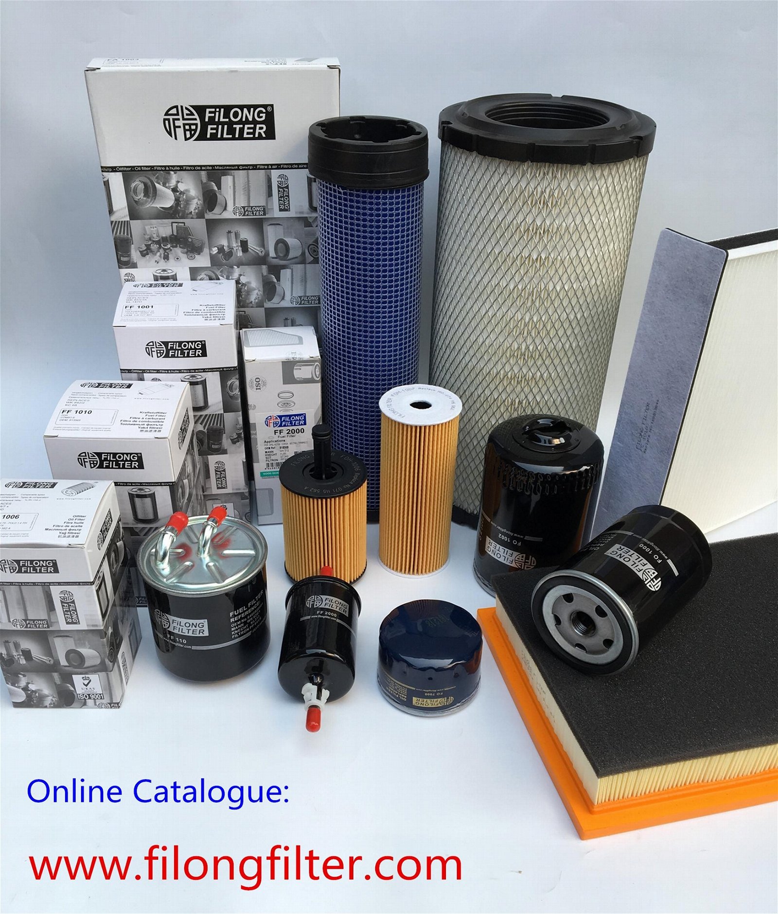FILONG Manufactory For FORD Oil filter BK2Q-6714-AA EJ6GA1448 BK2Z-6731-B W7008  5