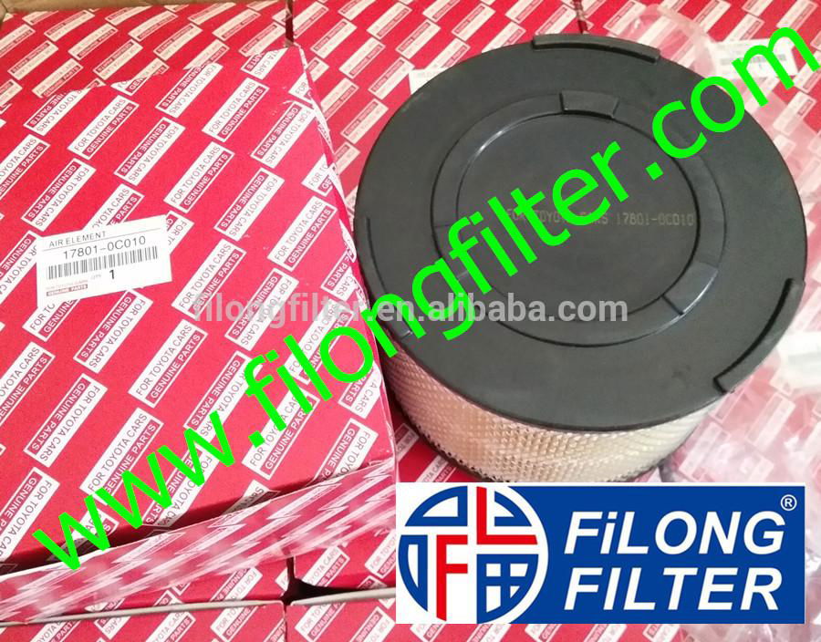 FILONG Manufactory For TOYOTA Air filter  17801-OC010  LX2673 C23107 6M349601AB 2
