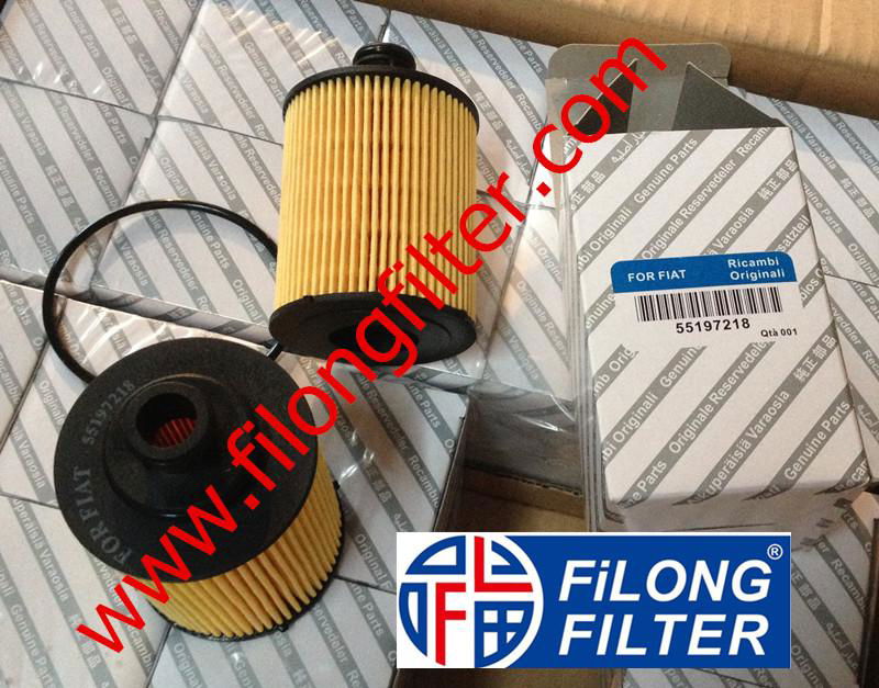 FILONG Manufactory For FIAT Oil filter 55197218  55238304  71772815 93186856 93193573 4708750  5650367 1651086J00000, 16510N86J00, 16510N86J00000, 1651185E10, 1651185E10000 CH10047ECO SH4797