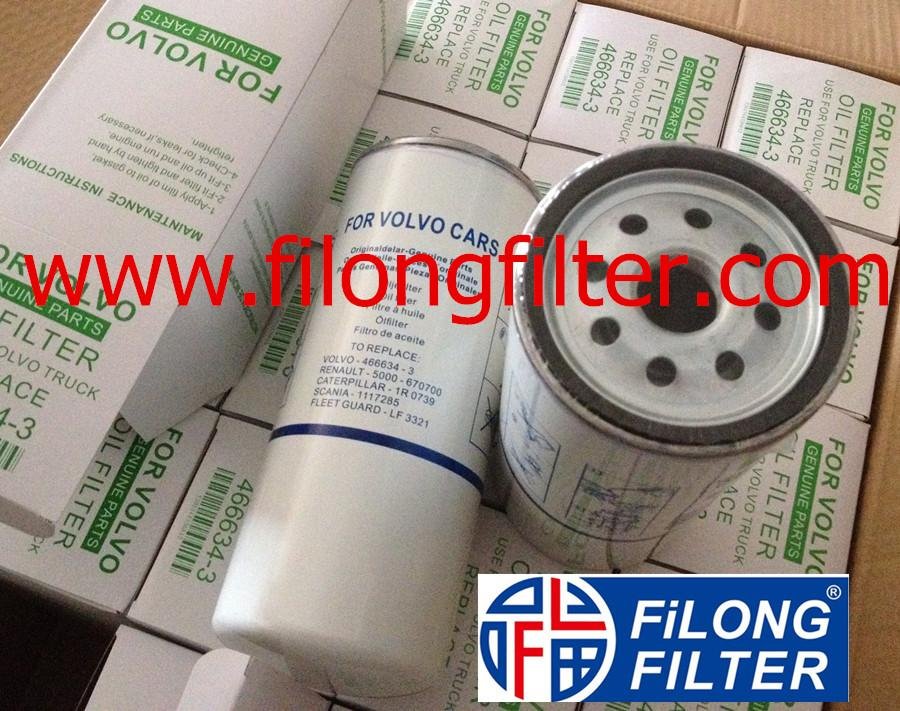 FILONG Manufactory For RENAULT Oil filter 500670700 466634-3 2