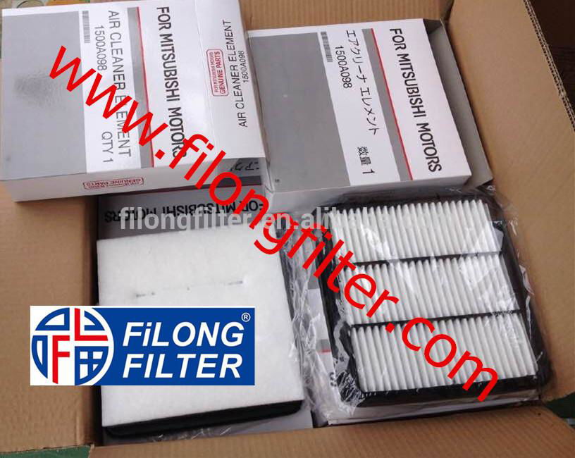 FILONG Manufactory For MITSUBISHI Air filter 1500A098 1500A358  C24011 LX2834 3