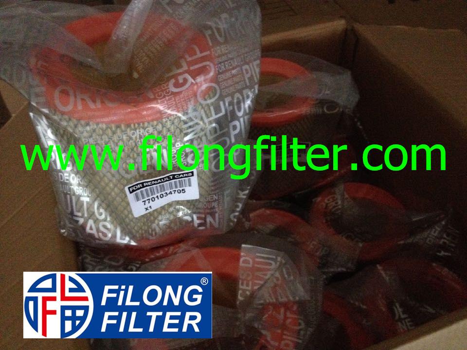 FILONG Manufactory For RENAULT Air filter 7701034705 1444K1 AR282  CA5308  E346L 2