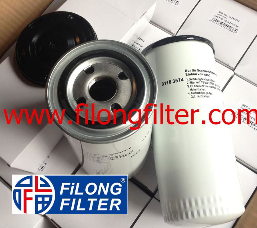 FILONG Manufactory Supplier For DEUTZ Oil filter 01183574  2