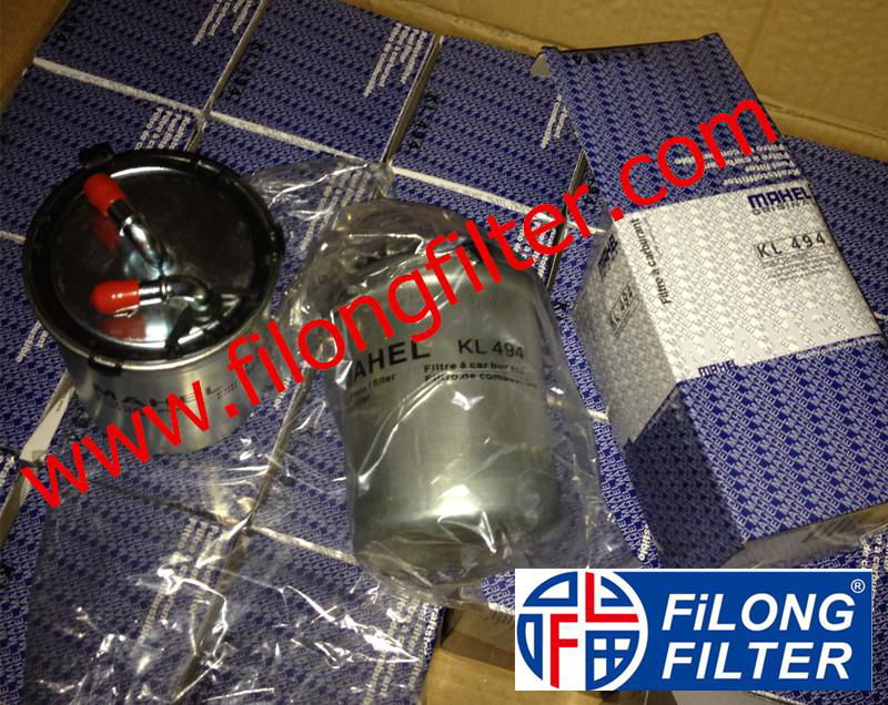 FILONG Manufactory Supplier For MAHLE Fuel filter KL494   6Q0127401F  WK823/2