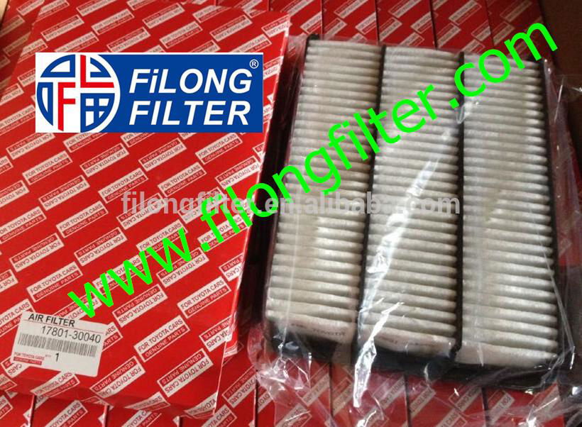 FILONG Manufactory For TOYOTA Air filter 17801-30040  C32005 LX1700 17801-30080