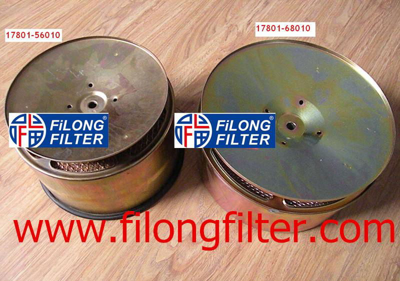 FILONG Manufactory For TOYOTA Air filter 17801-68010  17801-56010