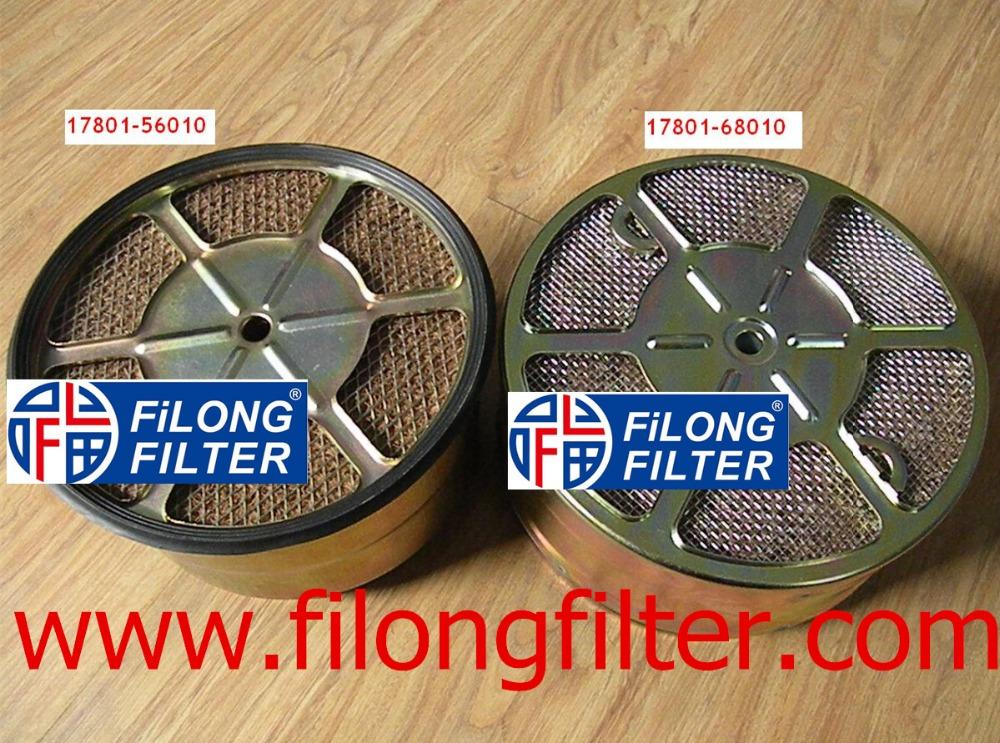 FILONG Manufactory For TOYOTA Air filter 17801-68010  17801-56010