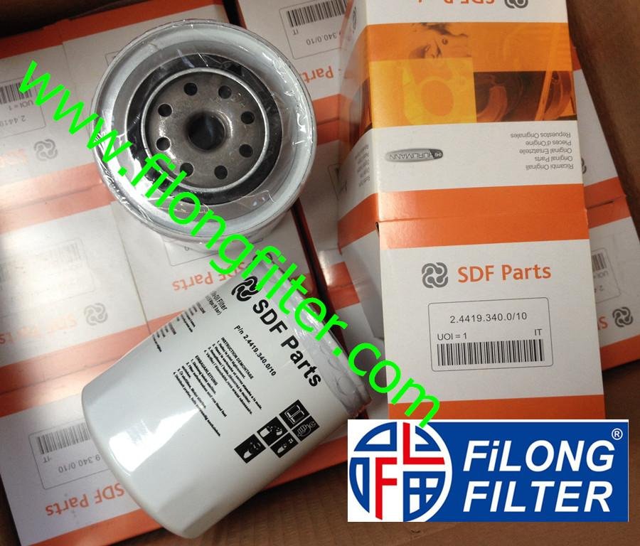 FILONG Manufactory For SDF Parts  Oil filter  24419340010 2.4419.340.0/10