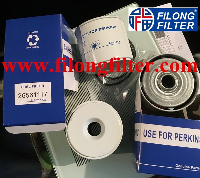 FILONG Manufactory Supplier For PERKINS Fuel filter 26561117   2