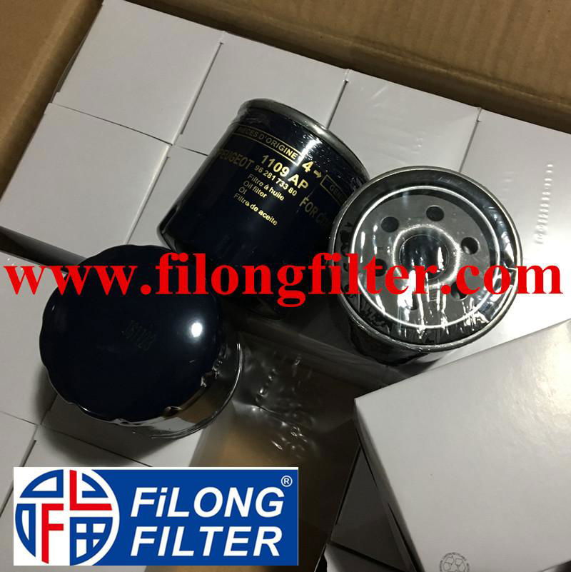 FILONG Manufactory For PEUGEOT Oil filter 1109AP 1109N2 LS867B  4
