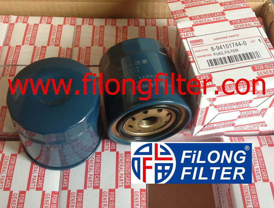 FILONG Manufactory For ISUZU Fuel filter 8-94414796-0, 8-94448984-1 8-94151744-0