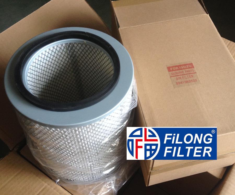 FILONG Manufactory For ISUZU Air filter 8941560520 8-94156052-0 16546-89TA0 8-94156-052-0 1K01-23-603 5-87310455-0  16546-T9300 16546-T9301 