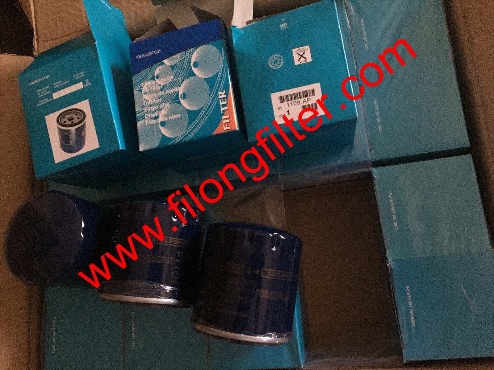 FILONG Manufactory For PEUGEOT Oil filter 1109AP 1109N2 LS867B  2