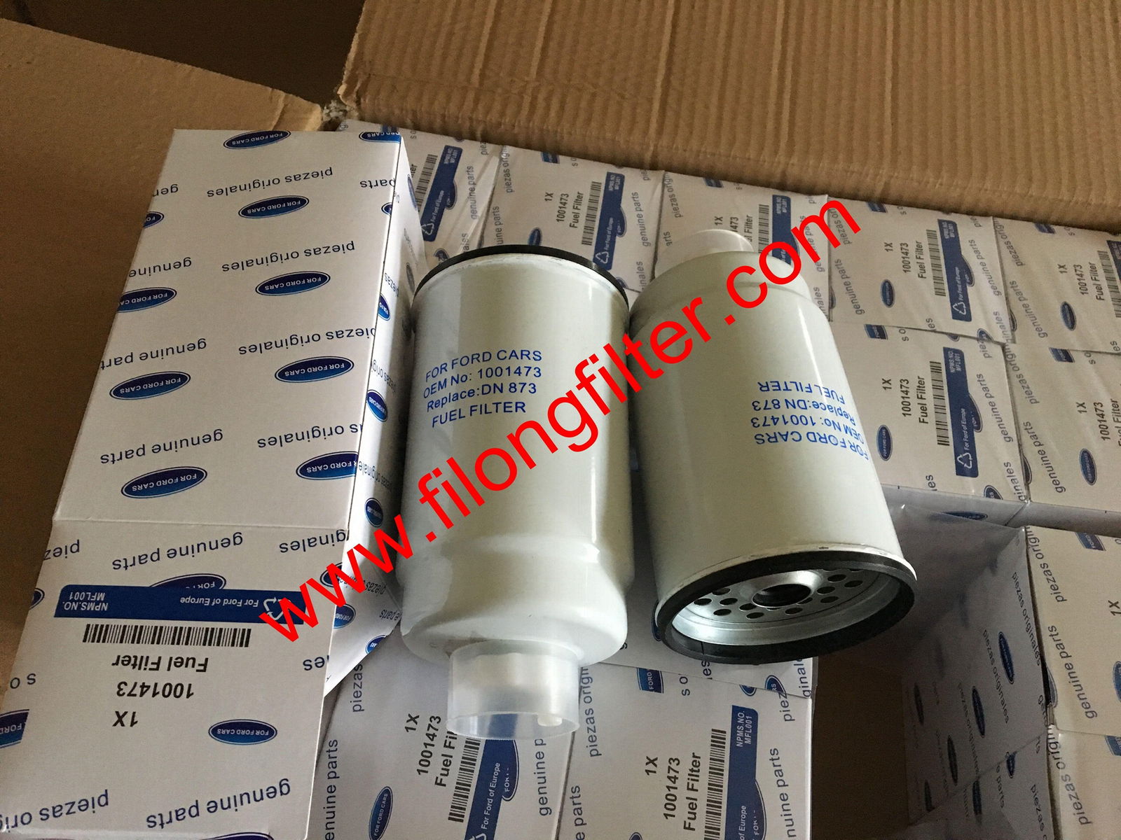 FILONG Manufactory For FORD Fuel filter 1001473 DN87 6202100 844F9176CAB  5020307, 6140787, 6164913, 6202100, 844F9176CAB, 864F9176CAB   