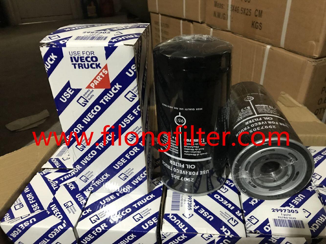 FILONG Manufactory Supplier For IVECO Truck Oil filter 4787733,1931048,1930542,1930906 1907581, 2997305, 98432653, 1902102, 1907584, 4787733, 1903629, 1930542, 61315398, 1903715, 1930906, 61315399 DF887,DF891 	OP592/1 	LF3594  PH5103 H220WN WP1169  	OC228,OC267 SK814