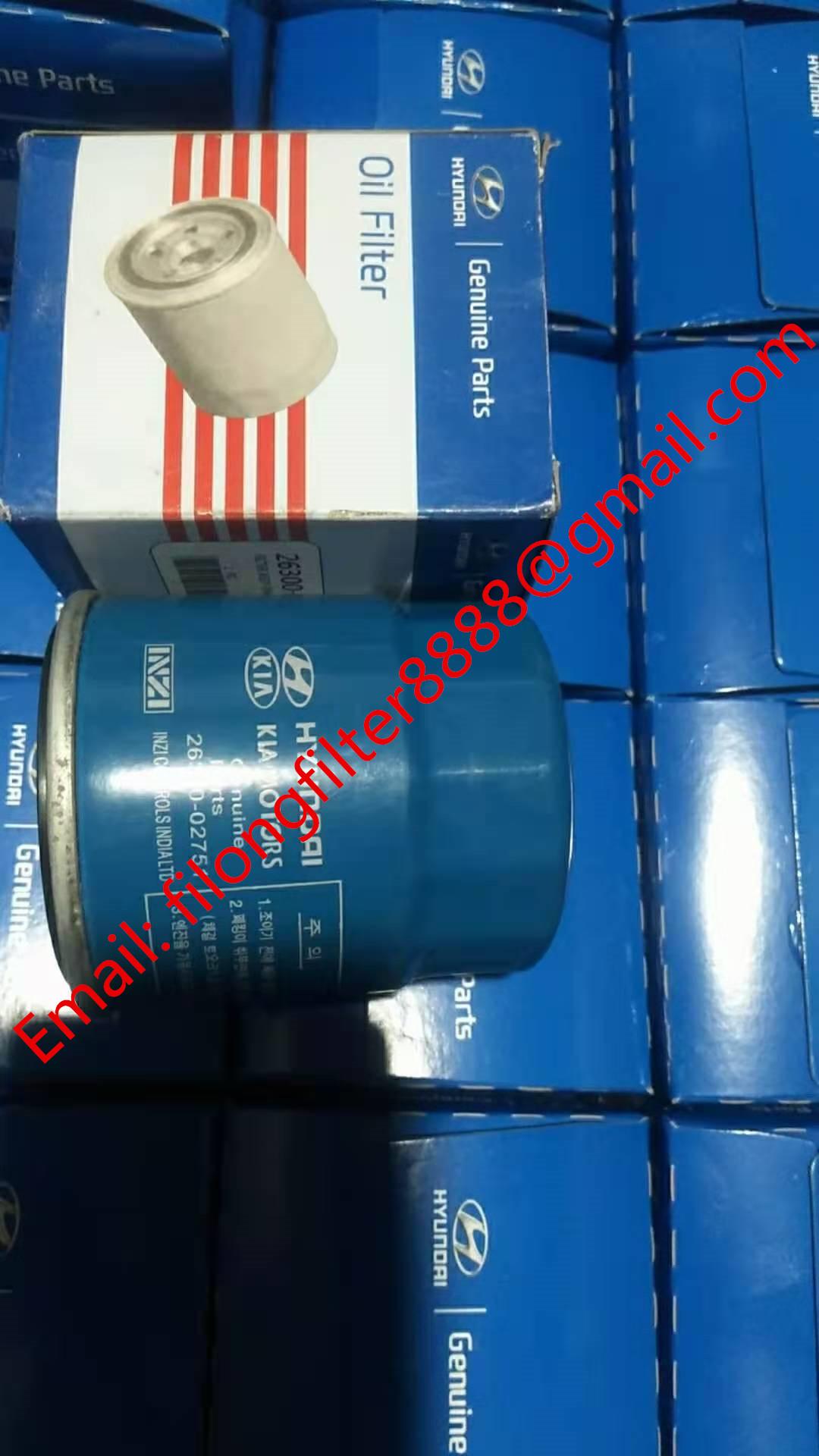 Engine For Hyundai For KIA Oil Filter for Santro 26300-02751  2630002751  5