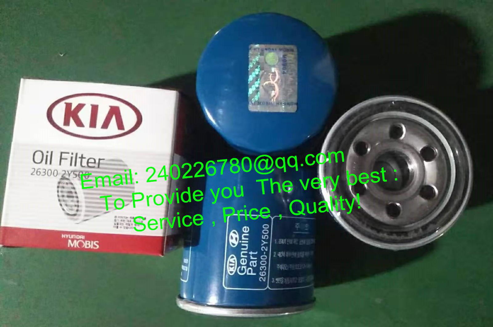 For Hyundai For KIA Oil Filter for Santro 26300-2Y500 263002Y500 26300-02500 2