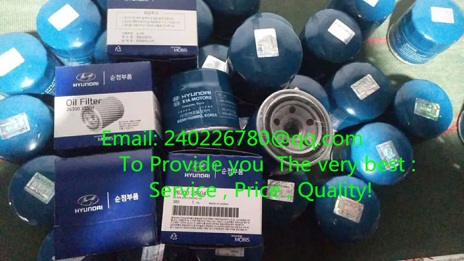 Genuine Kia/HYUNDAI Spin Off oil filter OEM 26300-35504 2630035504 26300-35500  26300-35501 26300-35503