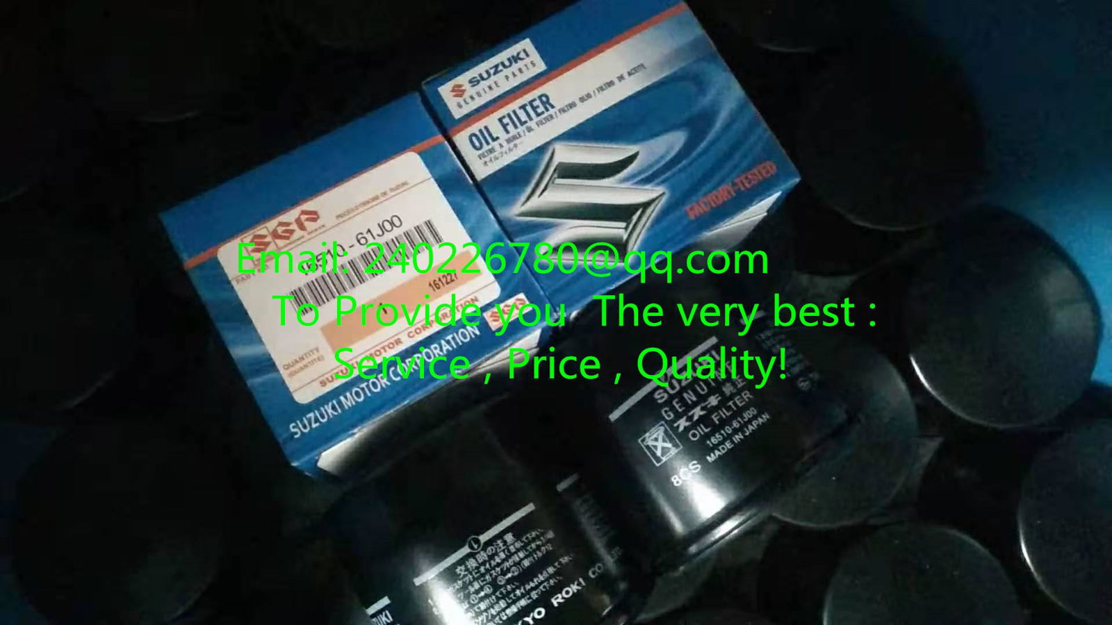 FOR SUZUKI MOTOR Oil Filter  16510-61J00 16510-82703 15601-87703 , 16510-84M00   4