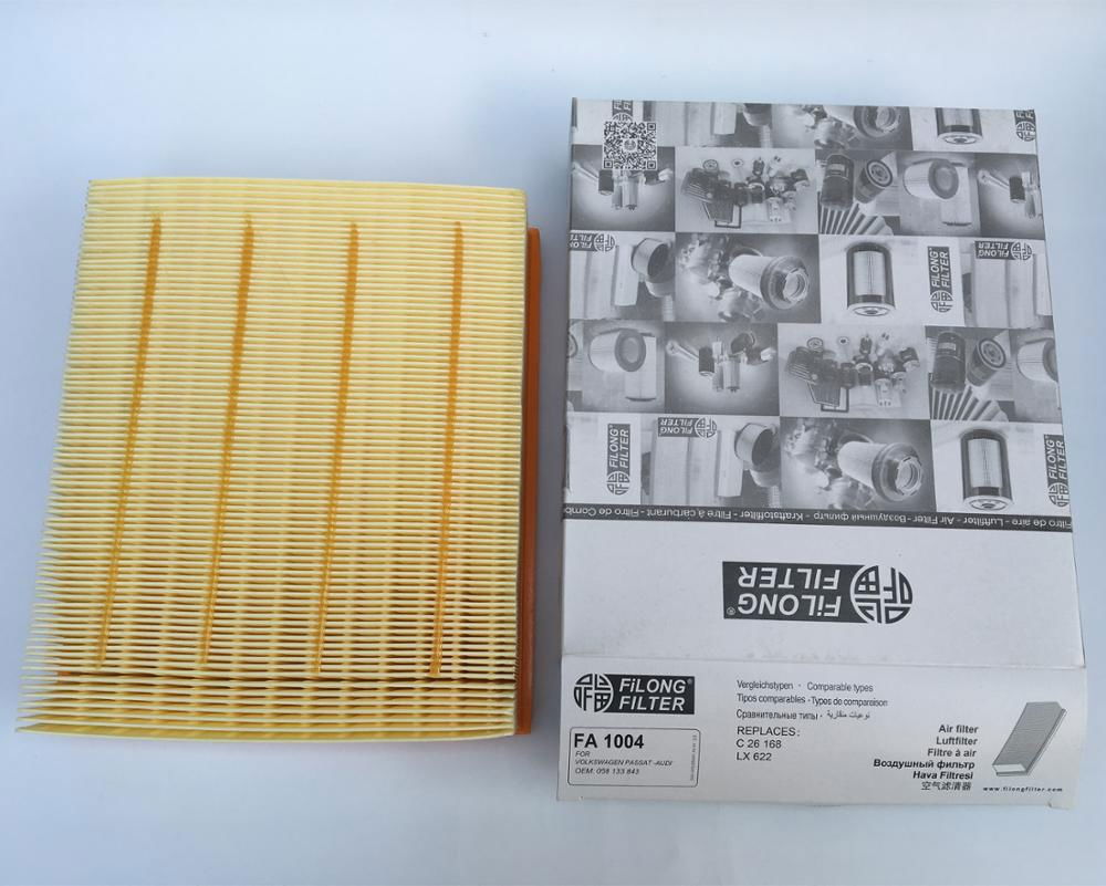 FILONG Manufactory for Volkswagen cars Airl Filter FA-1004 058133843 C26168 LX622 AP056 CA5107 E161L SB068 A325 WA6220 