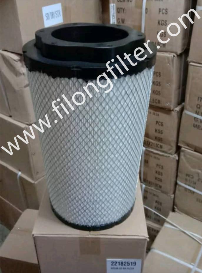 FILONG Manufactory For UD TRUCKS	AIR FILTER 22182519 For NISSAN TRUCKS 22182519