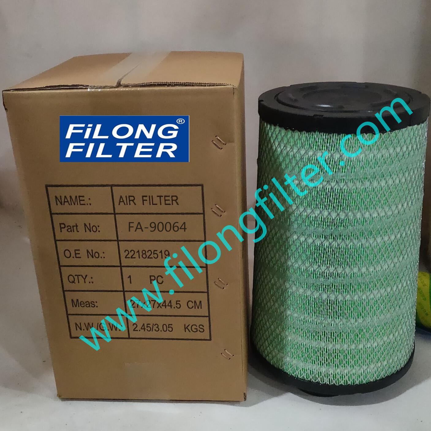 AIR FILTER 22182519 for NISSAN UD TRUCK  FA-90064  FILONG Manufactory 2