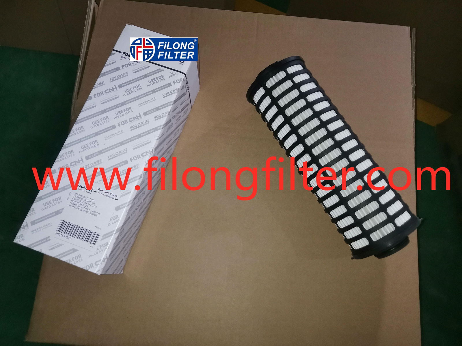 FILONG Element OIl Filter in China manufacturer for iveco trucks 5801592277  