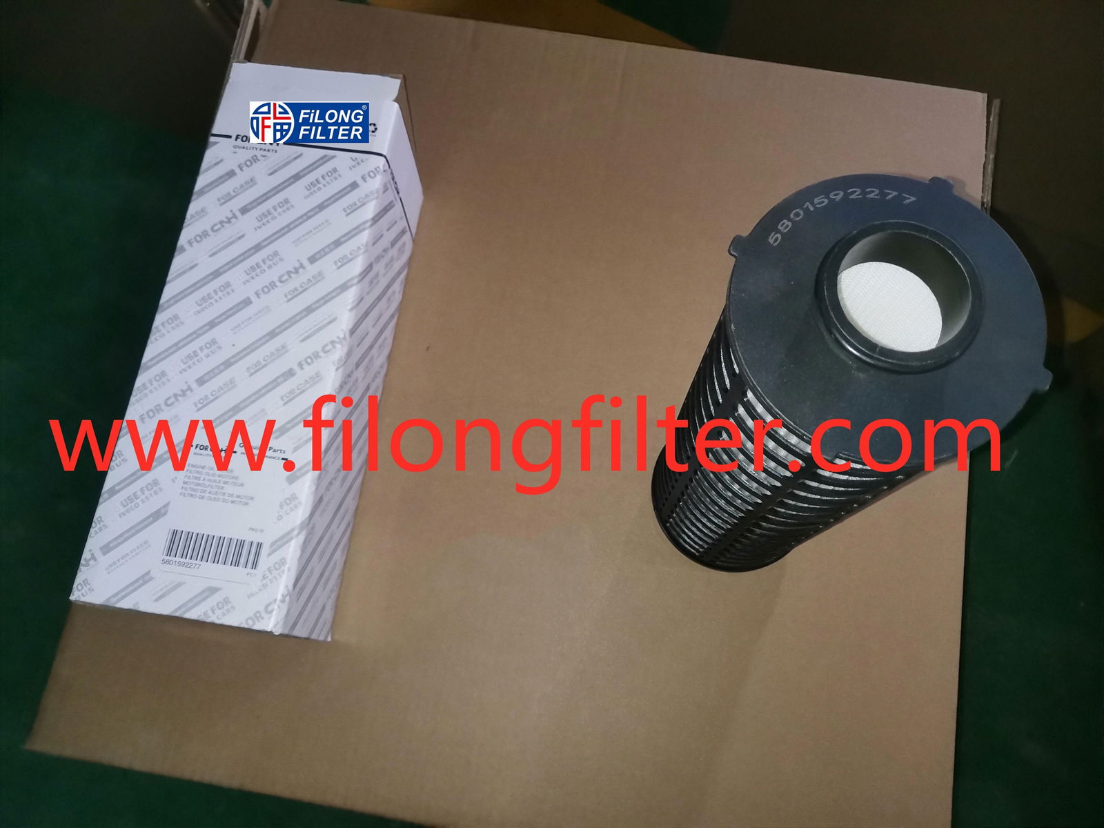 FILONG Element OIl Filter in China manufacturer for iveco trucks 5801592277  