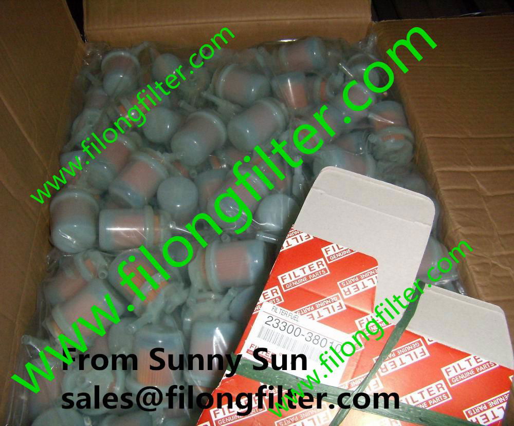 FILONG Manufactory  For TOYOTA Feul filter 23300-38010 23300-34100 2300-75090 ,23300-75020