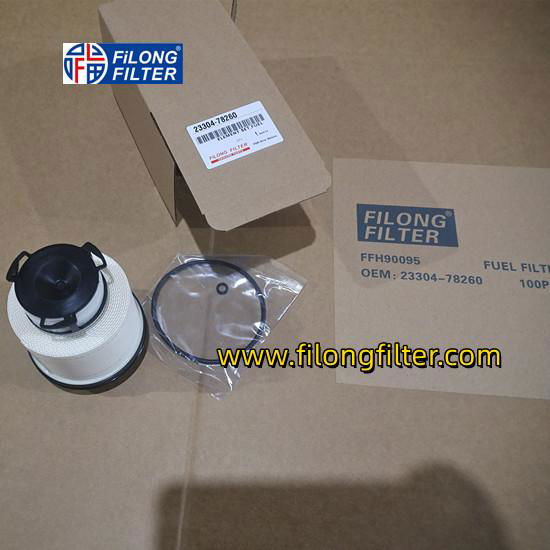 23304-78260  2330478260  fuel filter for HINO DUTRO N04C-T 4.0L 2018 F/F from FILONG FILTER MANUFACTURER.