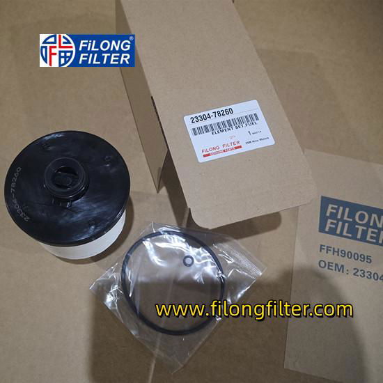 23304-78260  2330478260  fuel filter for HINO DUTRO N04C-T 4.0L 2018 F/F from FILONG FILTER MANUFACTURER.