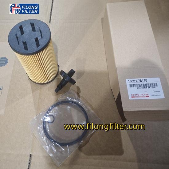 OIL FILTER 15601-78140， 1560178140 FOR HINO DUTRO N04C-T 4.0L 2018 O/F FROM FILONG FILTER MANUFACTURER. 