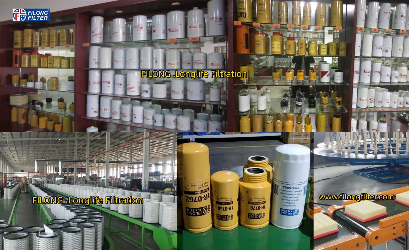 21707134 466634-3 For VOLVO Oil Filter(Lubrication) FILONG Manufactory Supplier  3