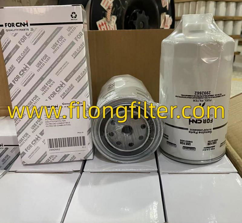 FILONG Manufactory Supplier For CNH  New HOLLAND & IVECO Fuel filter 2992662 42540058,500354176  87435525 ,87435526  P550904  PP879/5 FS19821 H215WK  WK95019  	SFC2203