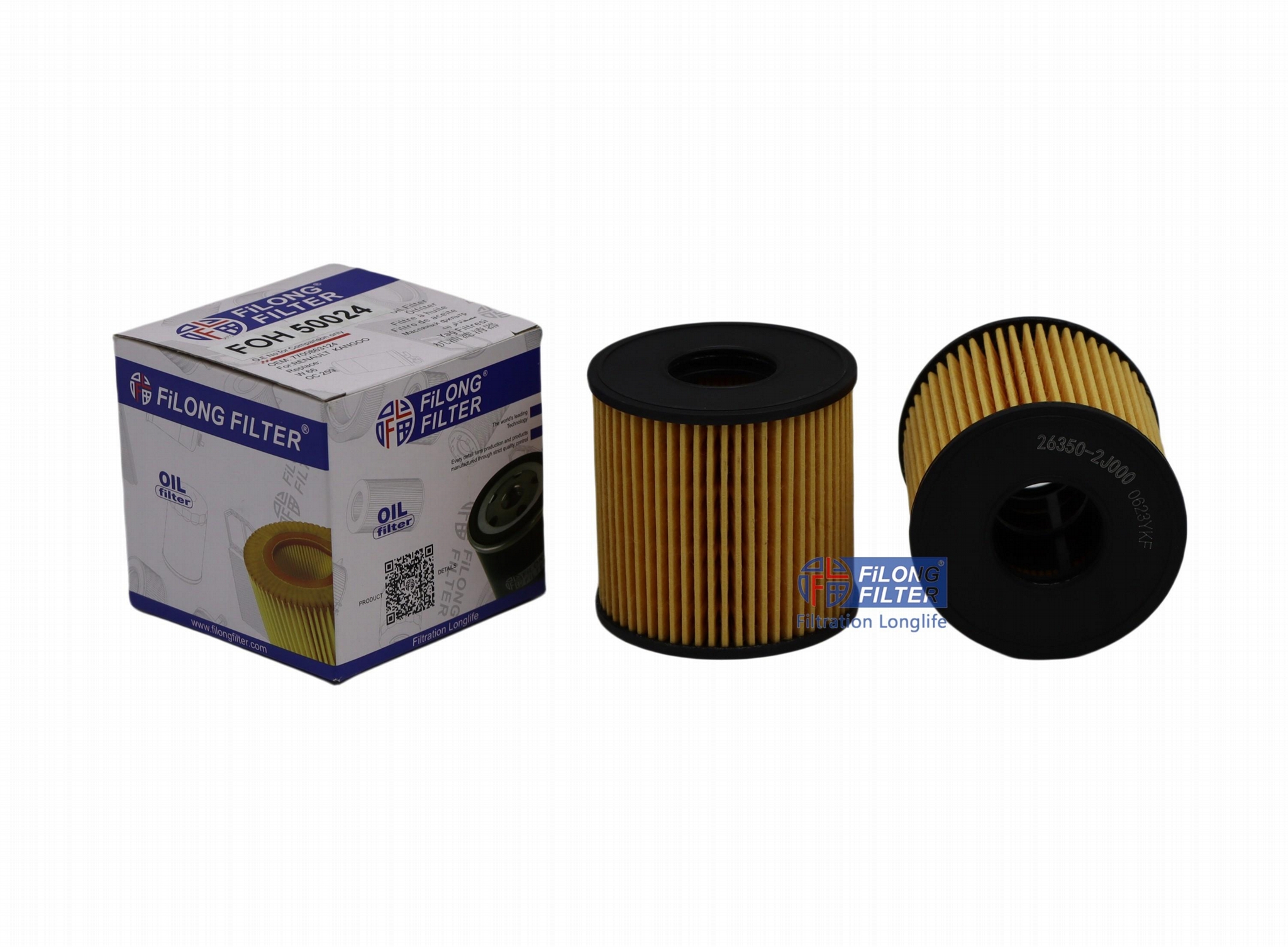 China oil filter manufactory 26350-2J000 OX1339D Filtros de Aceite for hyundai Sonata 2.5L BY FILONG FILTER