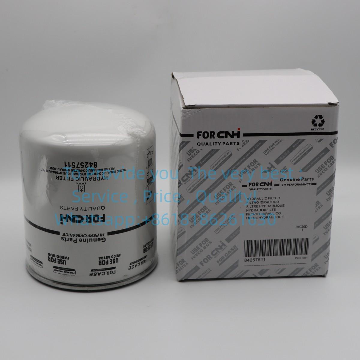 FILONG FILTER Hydraulic oil filter uses for case tractor Case 84257511; Donaldson P765662; Mann & Hummel W14005, 5174044 47131196 8012300 HF29117 84257511 , 82824884 P765662 BT23555-MPG 47131195 84168722 84257511 SH86002