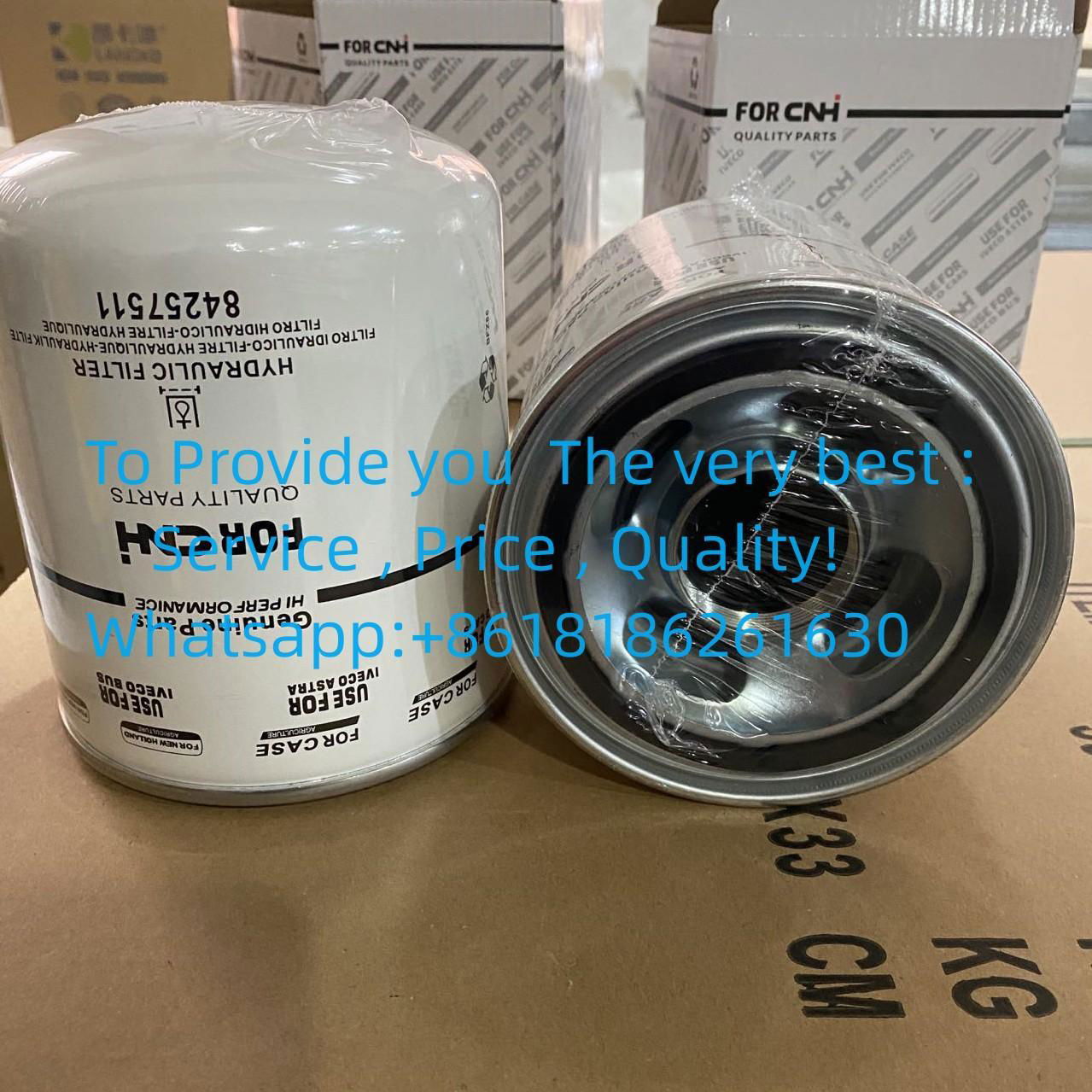 FILONG FILTER Hydraulic oil filter uses for case tractor Case 84257511; Donaldson P765662; Mann & Hummel W14005, 5174044 47131196 8012300 HF29117 84257511 , 82824884 P765662 BT23555-MPG 47131195 84168722 84257511 SH86002
