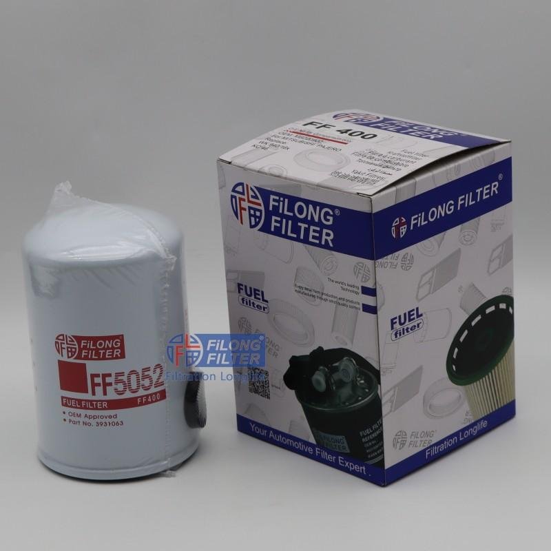 China Manufacturer Spin-on Fuel Filter FF5052 BF782 FF42000 H60WK01 WK719/6 00MU5380 02910155A 901624 1908312 6106753 for Cummins