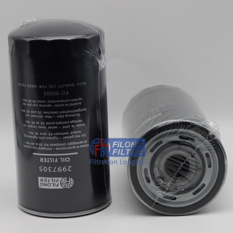 FILONG Manufactory Supplier For IVECO Truck Oil filter 2997305 1903629 WP1169 2
