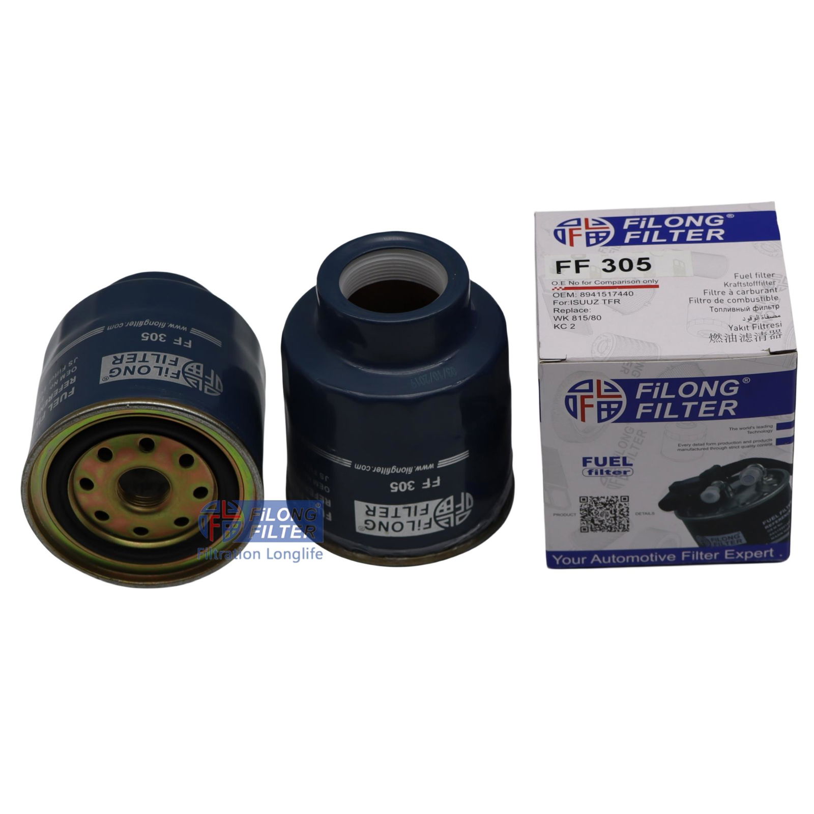 For ISUZU D-Max Fuel filter 8-97288947-0  8972889470  and 8-94394079-2 94394079 4