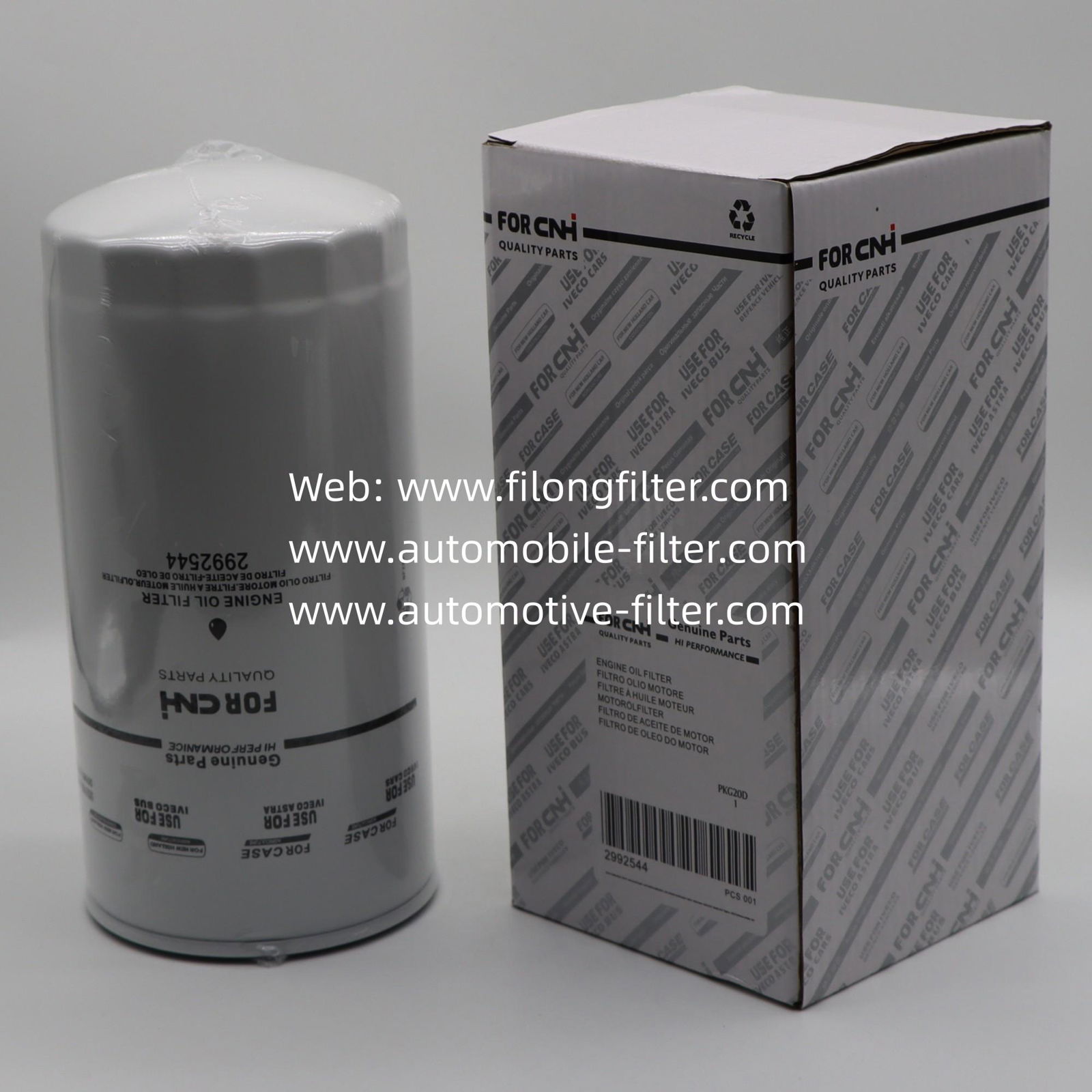 2992544 504026056 H230W 99445200 1931099 5001863139  FOR IVECO Oil filter   2