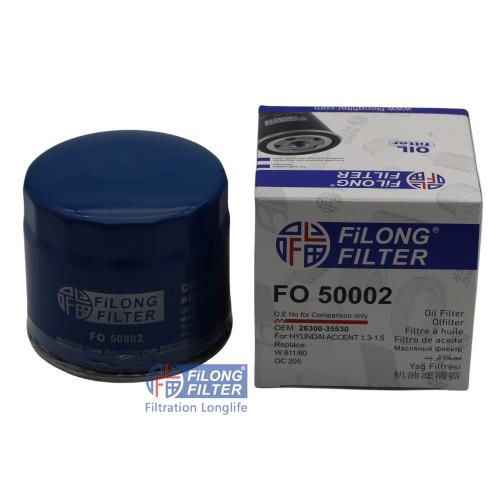 FOR HYUNDAI/KIA OIL FILTER 26300-35500, 26300-35056,W811/80,26300-35504,26300-35503,26300-35502,26300-35505,26300-35501 FILONG FILTER 