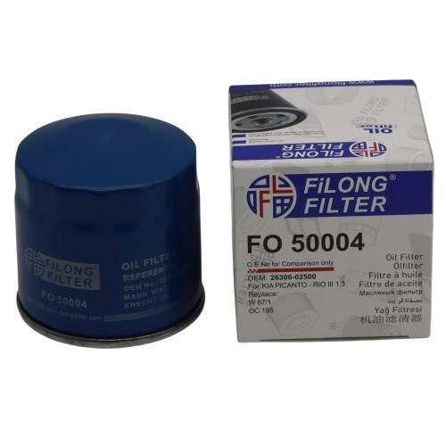 FILONG Oil Filter W67/1 OC195 H97W06 26300-2Y500 26300-02500  FLONG Filter FO50004 for HYUNDAI