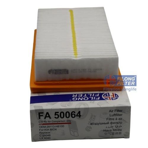 USE FOR KIA RIO Automobile Air filter 28113-H8100 28113-H9100 LX4040 By FILONG 3