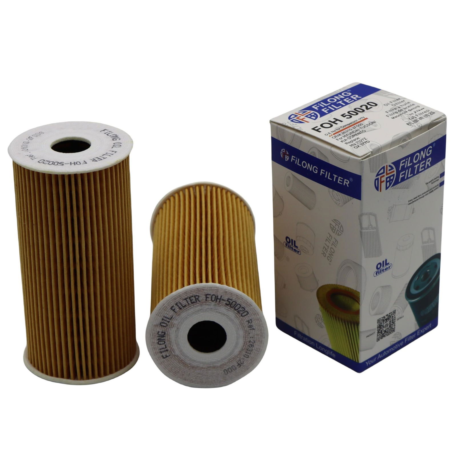 FILONG OIL FILTER 26320-2F000 FOR HYUNDAI TUCSON, SANTA , KIA CARNIVAL,SORENTO 